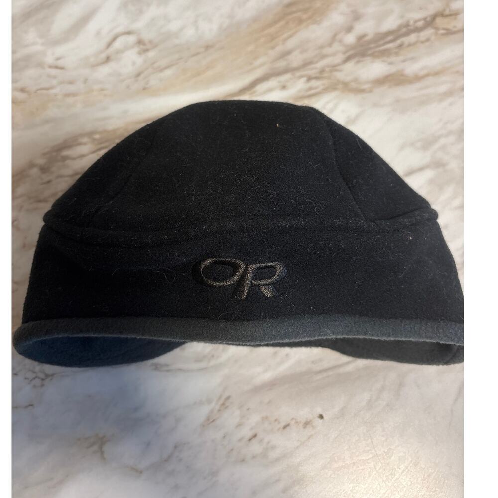 Outdoor Research Windstopper Wind Warrior Black Fleece Adult Small Hat Unisex